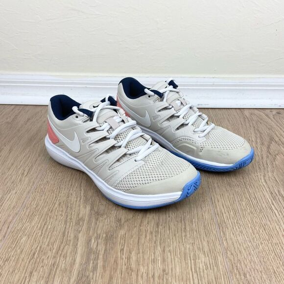 NikeCourt Air Zoom Prestige Women’s Tennis Shoe - Beige & Pink - Picture 2 of 6